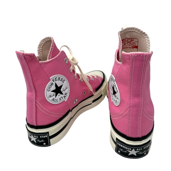 Converse Chuck 70 Plus High Top Shoes Skate Canvas Pink Women's Size A05466C - Picture 7 of 9